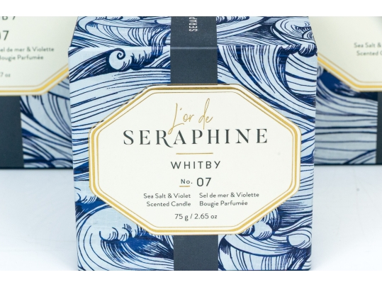 Set Of Three Boxed L'Or De Seraphine Candles Whitby No. 07, Boxed