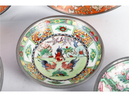 Collection Of Japanese Porcelain Bowls Decorated In Hong Kong