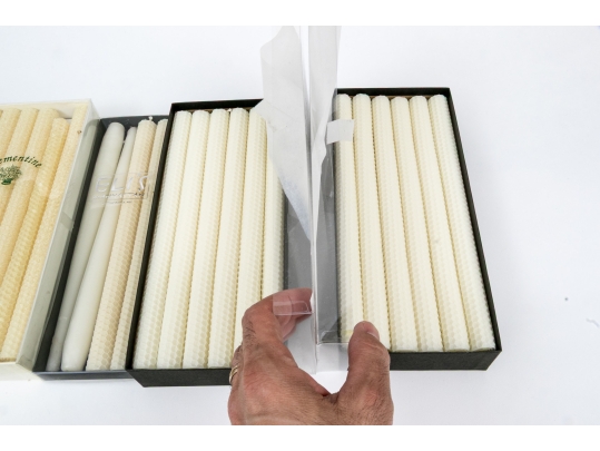 Collection Of Thirty-Nine Beeswax Candles