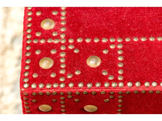 Custom Upholstered Footed Bench