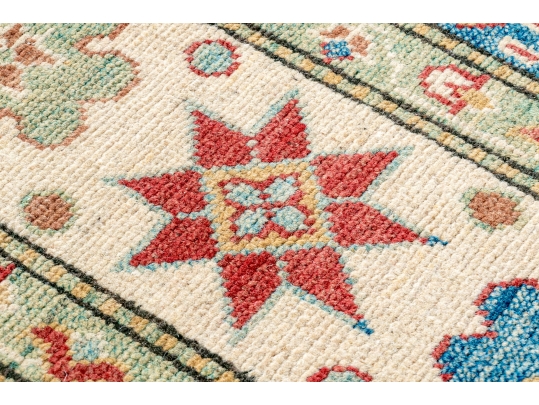 HAND KNOTTED ROOM SIZE PAKISTAN KAZAK WOOL CARPET - Apx. 9 X 12, NEW