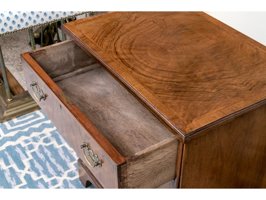 Banded Mahogany Bachelors Chest