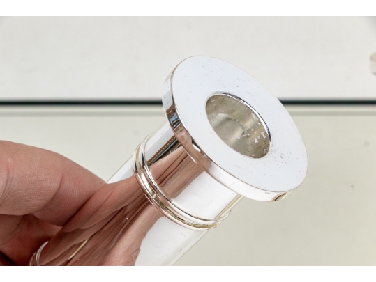 Pair Of Kate Spade By Lenox Silverplate Candlesticks- Pompano Point Style, Boxed