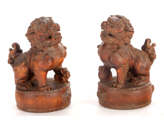 Resin Guardian Dog Paperweights / Desktop Ornaments 