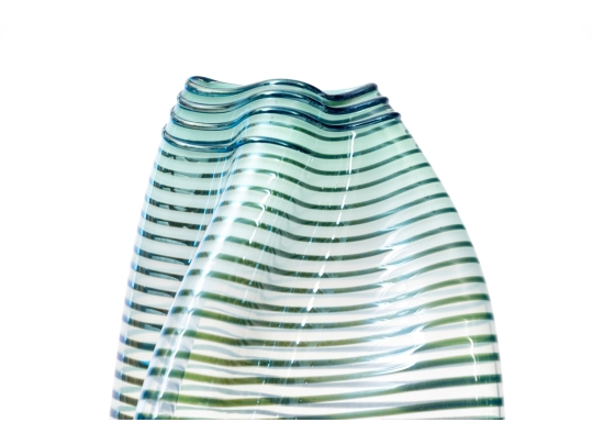 Daniel Read (American [RI], 20th C.) Pair Of Signed Art Glass Vases