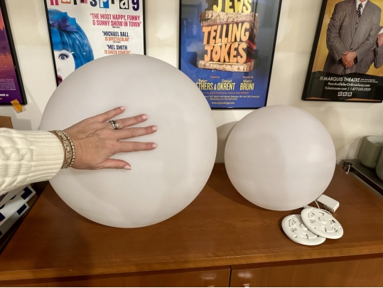 Two Illuminated Pool Floats