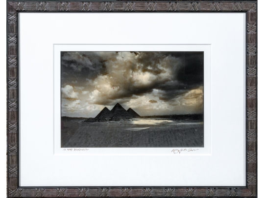 Alexander Casler (20th C.) “The Sands Of Gizah” Photographic Print, 1993