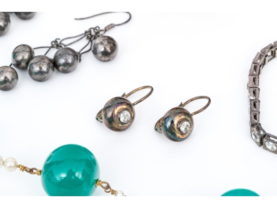 Collection Of Assorted Sterling Silver Jewelry Pieces