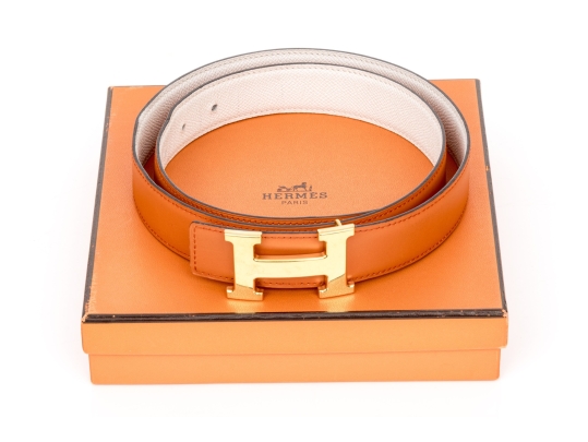 Hermes Gold Tone 'H