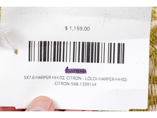 Hand Woven Wool Carpet, 7'-6