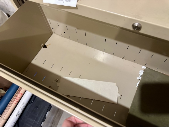 HON Three Drawer Filing Cabinet