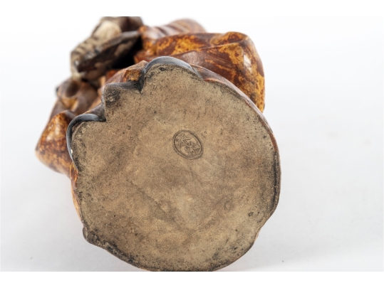 Chinese Sancai-Glazed Ceramic Scholar Figure