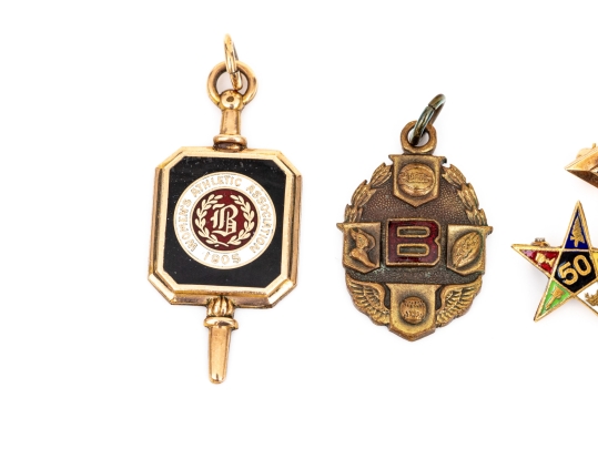 Collection Of Assorted Vintage Gold Filled Scatter Pins And Pendants