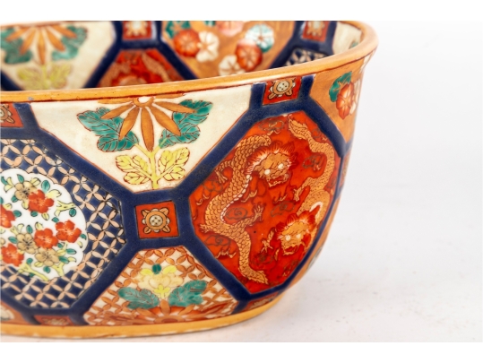 Chinese Imari-Style Decorative Bowl