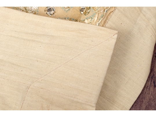 Single Fabulous Embroidered And Embellished Table Cloth