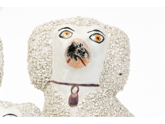 Collection Of 3 English Staffordshire Ceramic Spaniels