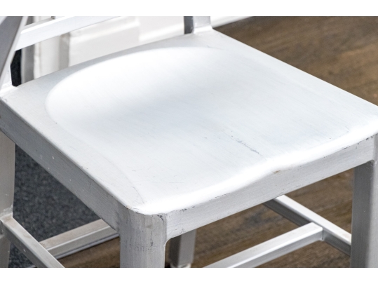 Pair Of Aluminum Side Chairs