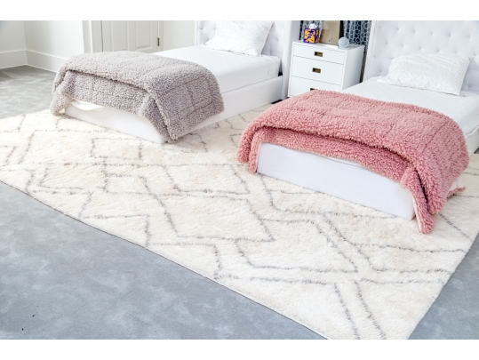 Goodweave Certified Restoration Hardware Teen Rug Wool, 12’ X 9’-2”