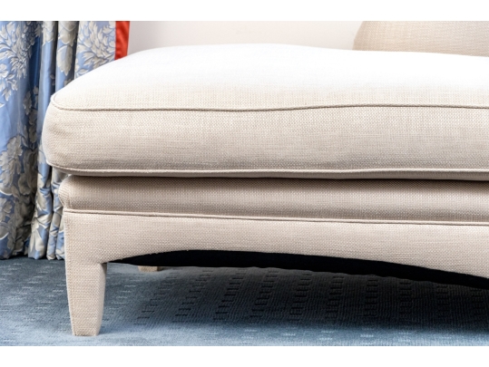 Custom Upholstered Down Filled Right Arm Chaise Lounge