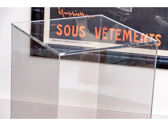 Quality Lucite Pedestal Stand