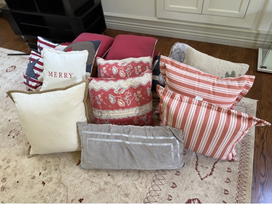 Grouping Of Quality Throw Pillows
