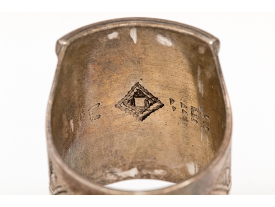 Collection Of Three Sterling Silver Pieces, Including Two Rings And A Pill Box