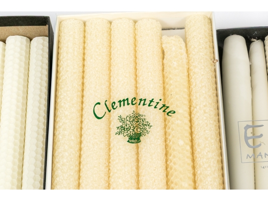 Collection Of Thirty-Nine Beeswax Candles