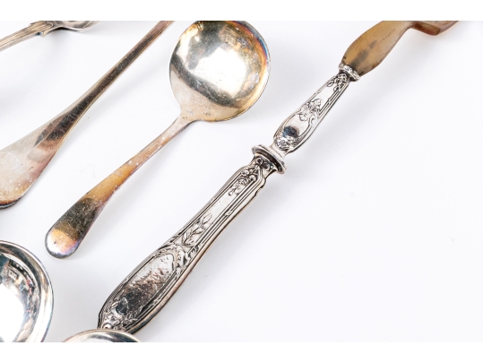 A FIne Group Of Serving Utensils, 18 Pieces