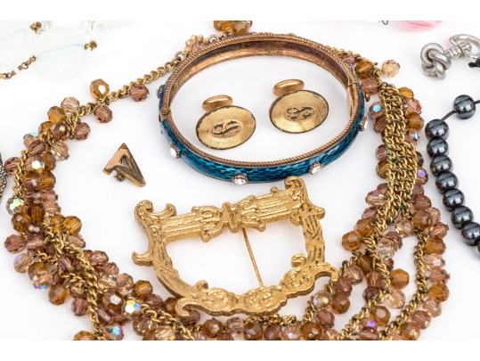 Collection Of Assorted Fashion And Costume Jewelry Pieces