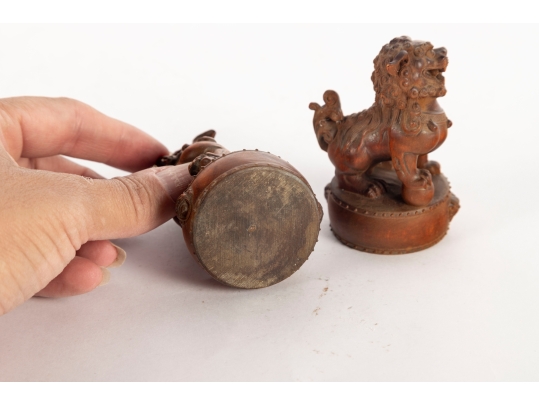 Resin Guardian Dog Paperweights / Desktop Ornaments 