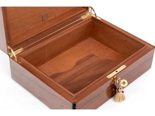 Elie Bleu Paris Mahogany Veneered Humidor