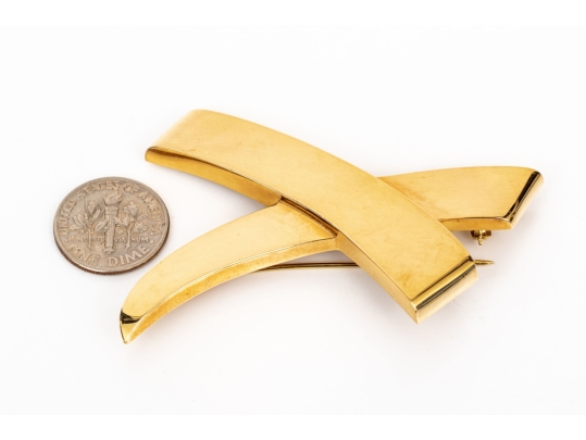 Tiffany & Co. 18k Yellow Gold Paloma PIcasso Iconic Jumbo Graffiti 