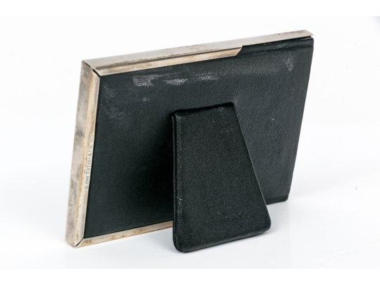 Tiffany & Co. Sterling Silver Framed Perpetual Desk Calendar