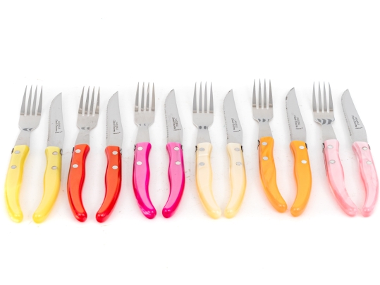 Set Of Twelve French Claude Dozorme 