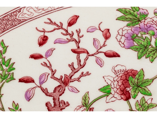 Set Of 2 Vintage English, Staffordshire Serving Platters