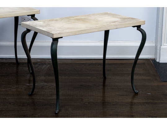 Antique Pair Of Side Tables, First Quarter 20th C.