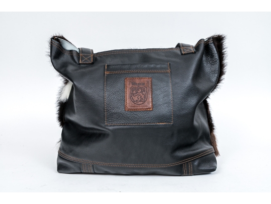 Wasem, Made By Miriam DeMuth Brown Leather Hobo Bag