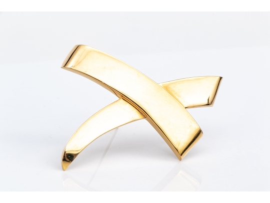 Tiffany & Co. 18k Yellow Gold Paloma PIcasso Iconic Jumbo Graffiti 