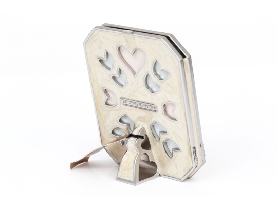 Jay Strongwater Enamel Heart Frame 