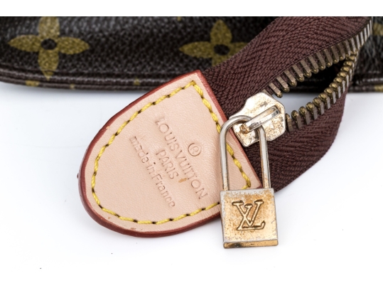 Louis Vuitton Vintage Coated Canvas Cosmetics Bag