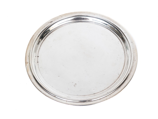 International Sterling Silver Charger, 14.62 Ozt. - For Scrap Silver
