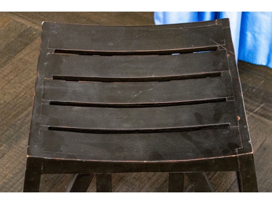 Paid Of Parisian Designer Wooden Stools