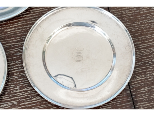 Twelve International Silver Co. Sterling Silver Bread And Butter Plates, 22.095 Ozt.