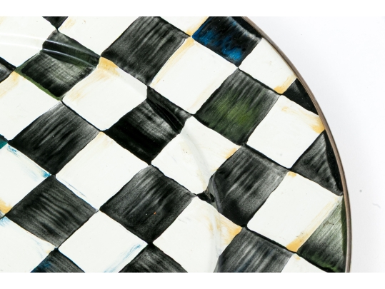 Mackenzie-Childs Enameled Cake Plate