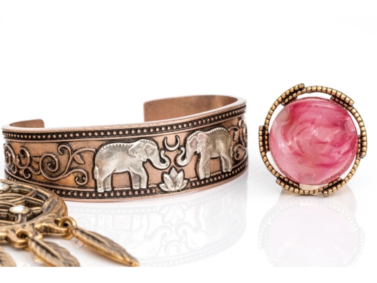 Alex + Ani Collection Of Necklace, Ring And Bracelet Jewelry Pieces