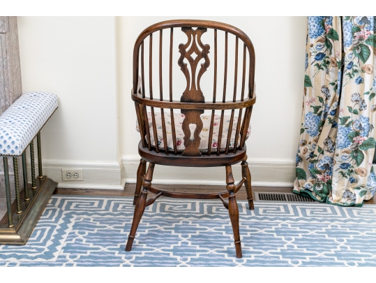 Antique Oak Windsor Armchair