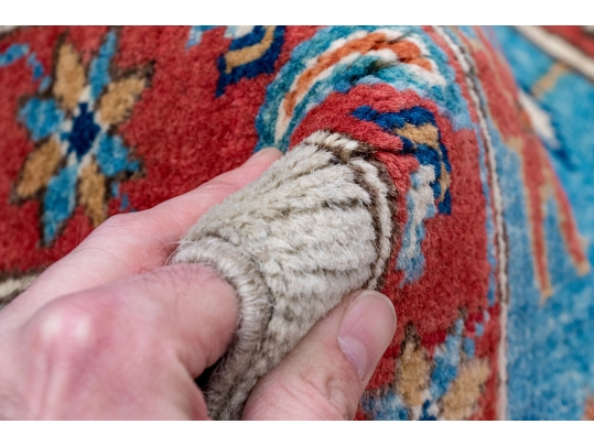 PREMIUM HAND-KNOTTED WOOL PAKISTAN KAZAK CARPET, 9' X 11'-8