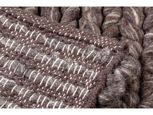 Hand Woven Felted Wool Shelton Casco Carpet, 7'-10