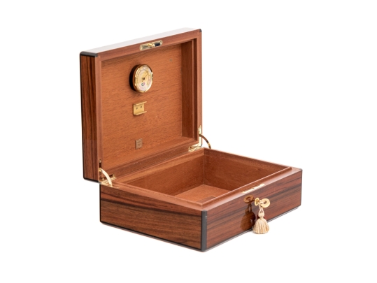 Elie Bleu Paris Mahogany Veneered Humidor