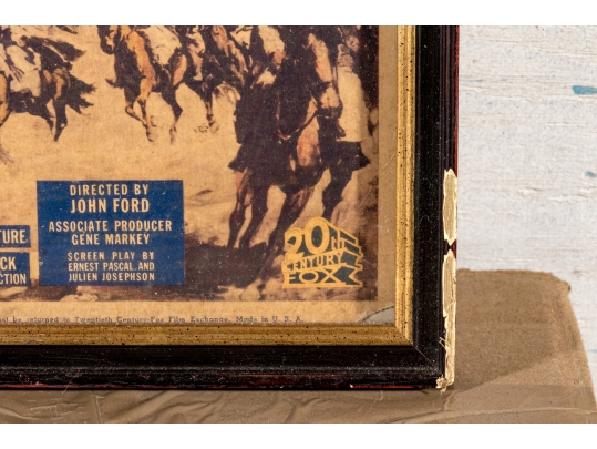 Collection Of Seven 1930's Stamford Theatre Movie Posters And  A 1953 Movie Poster